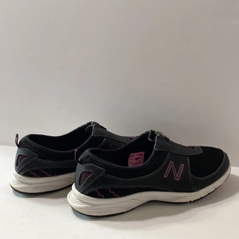 New Balance Black Pink Everlight 565 Comfort Zip Up Athletic Sneakers Size 10 - Picture 7 of 12